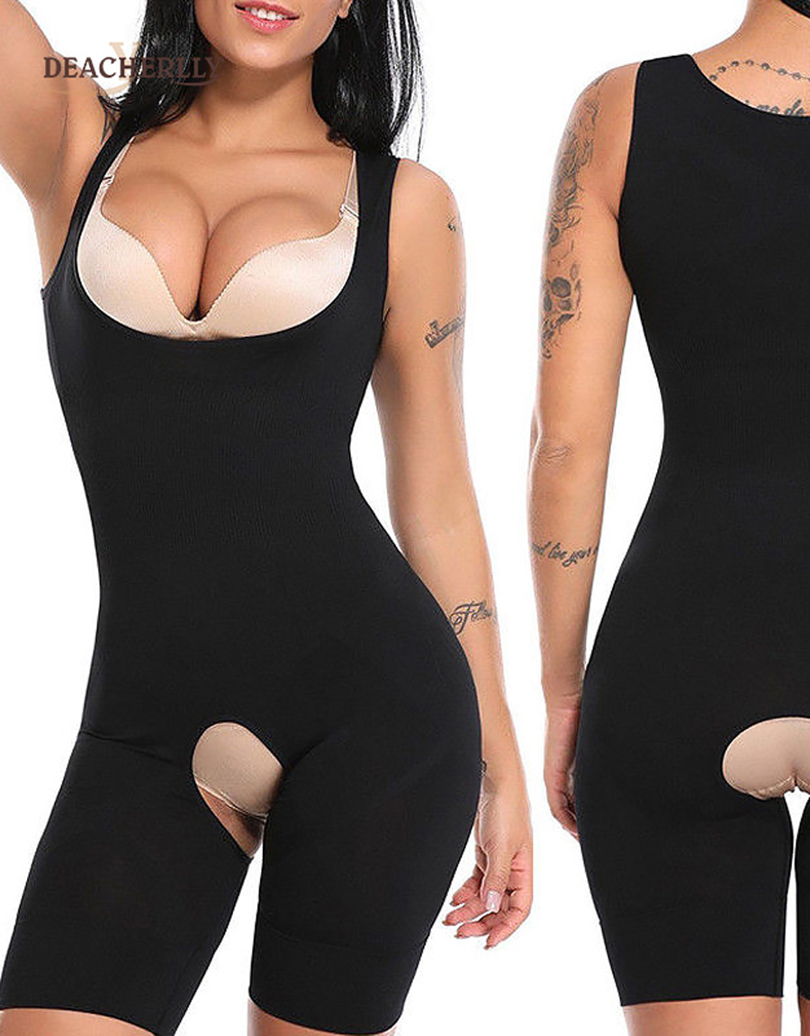 Open Crotch Body Shaper Women  Full Bodysuit Shapewear Women