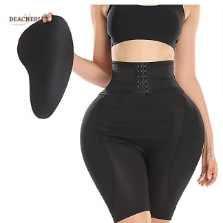 Women High Waist Tummy Control Panties Slimming Shapewear Padded Hip Enchancer Butt Lifter Thigh Underwear