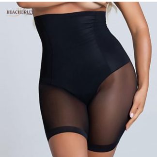High Waist Shaper Shorts Mesh Shapewear Comfortable Smooth Tummy Lift Butt